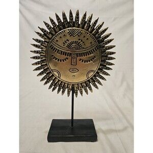 Boho Celestrial Aesthetic Phenomenom Tabletop Sun Gold Deco Objekt Home Decor